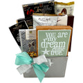 Silver Elegance: Gourmet Treats & Keepsakes Wedding Gift Basket