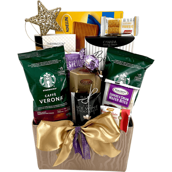 Starbucks Coffee Break for Two - Glitter Baskets - Gift Baskets
