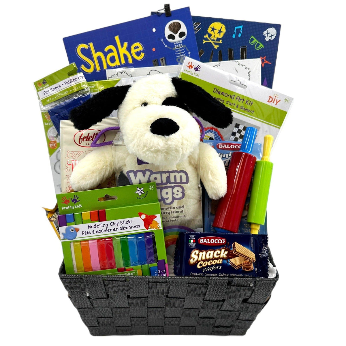 Sunny Days Ahead: Kids' Creative Recovery Boost Basket - Glitter Baskets - get well gifts for kids