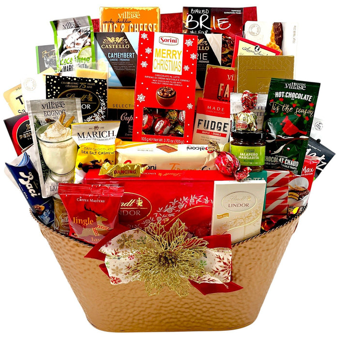 Sweet and Savory Office Sharing - Glitter Baskets - Christmas Baskets