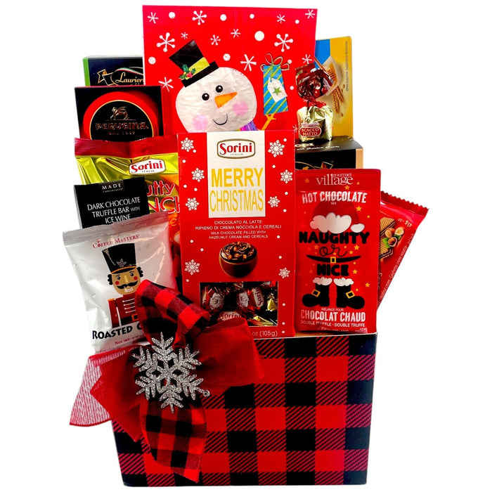 Sweet Holiday Delight - Glitter Baskets - Christmas Baskets