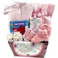 Panier-cadeau pour bébé fille Sweet Snuggles