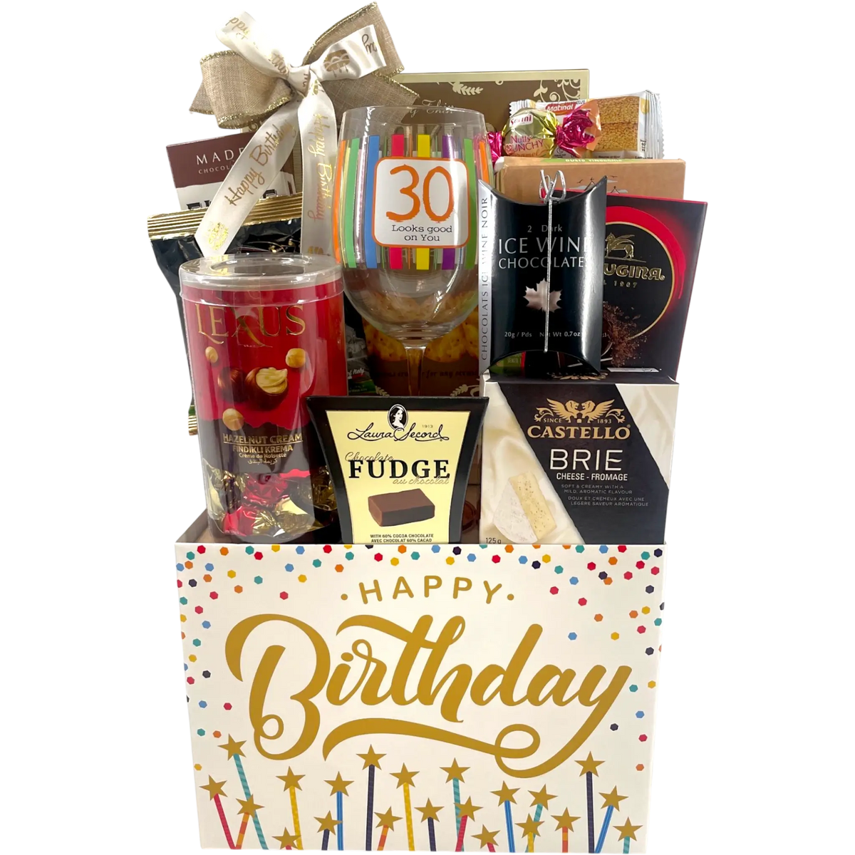 Thirty Looks Good on You Chocolate and Brie Birthday Gift