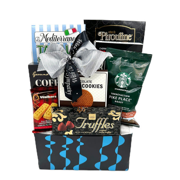 Thoughtful Kosher Sympathy Gift Basket - Glitter Baskets - Shiva Basket