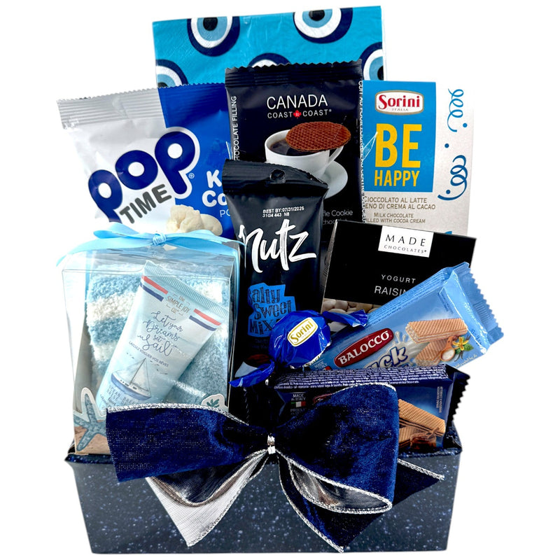 Tranquil Escape Men's Spa Gift Basket - Glitter Baskets - Spa Gift Baskets