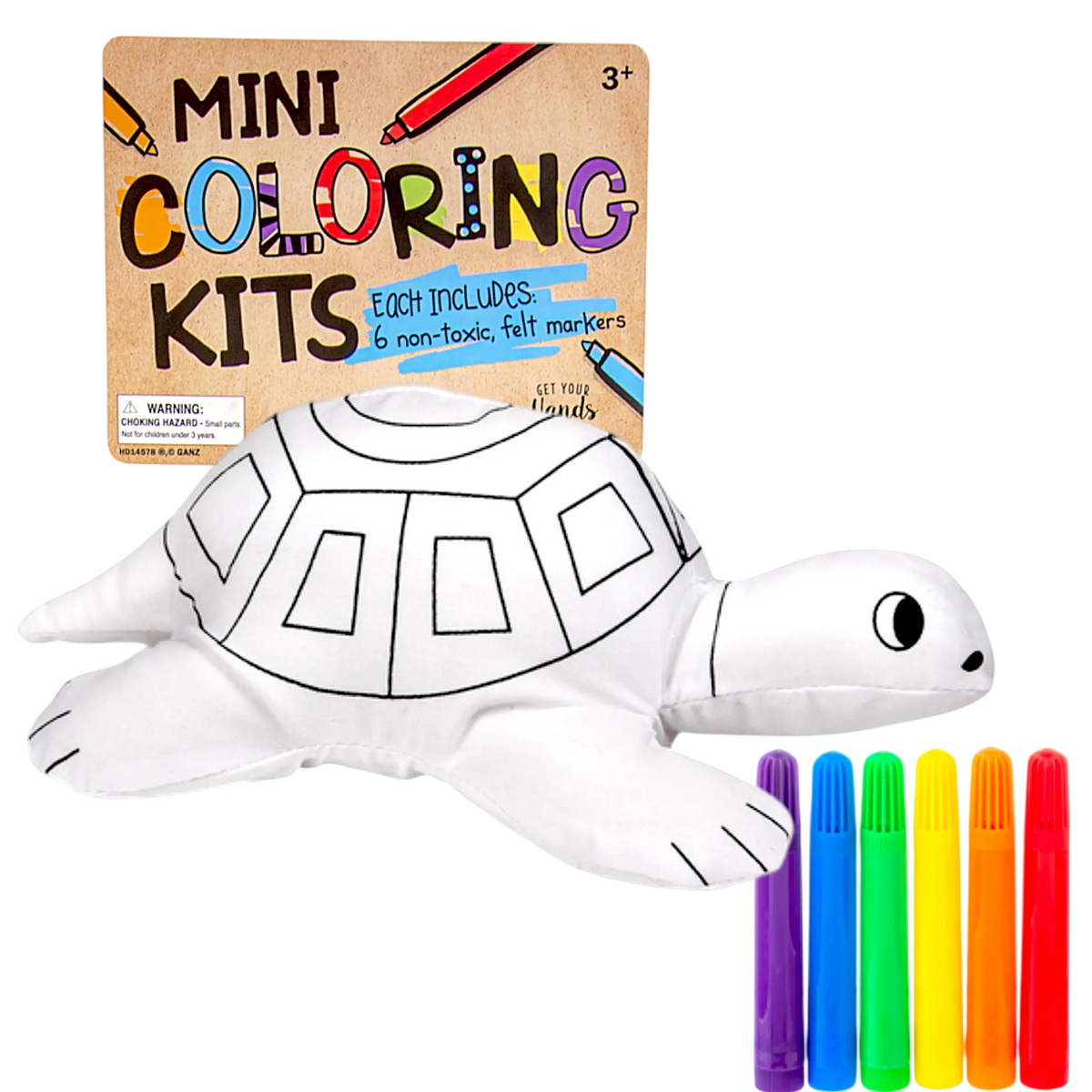 Mini kit para colorear de caballitos de mar