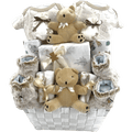 Coffret Cadeau Bébé Jumeaux Teddy Safari
