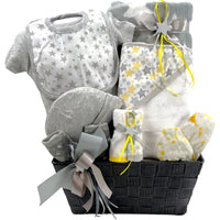 Twinkle Twinkle Little Star - Glitter Baskets - Gender Neutral Baby Gift Basket
