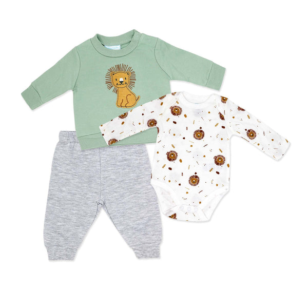 Welcome Baby Lion - Glitter Baskets - Baby Boy Gift Basket