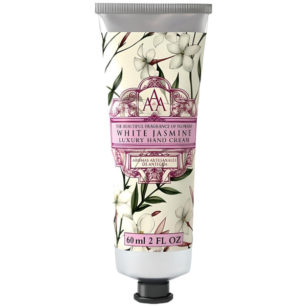 White Jasmine Radiance Hand Cream by Aromas Artesanales de Antigua - 60ml - Glitter Baskets - 
