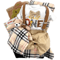 Wild One Safari Bear Snuggle Baby Gift Basket