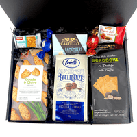 Winter Elegance Cheese & Chocolate Basket - Ideal Christmas Corporate Gift - Glitter Baskets - Christmas Baskets