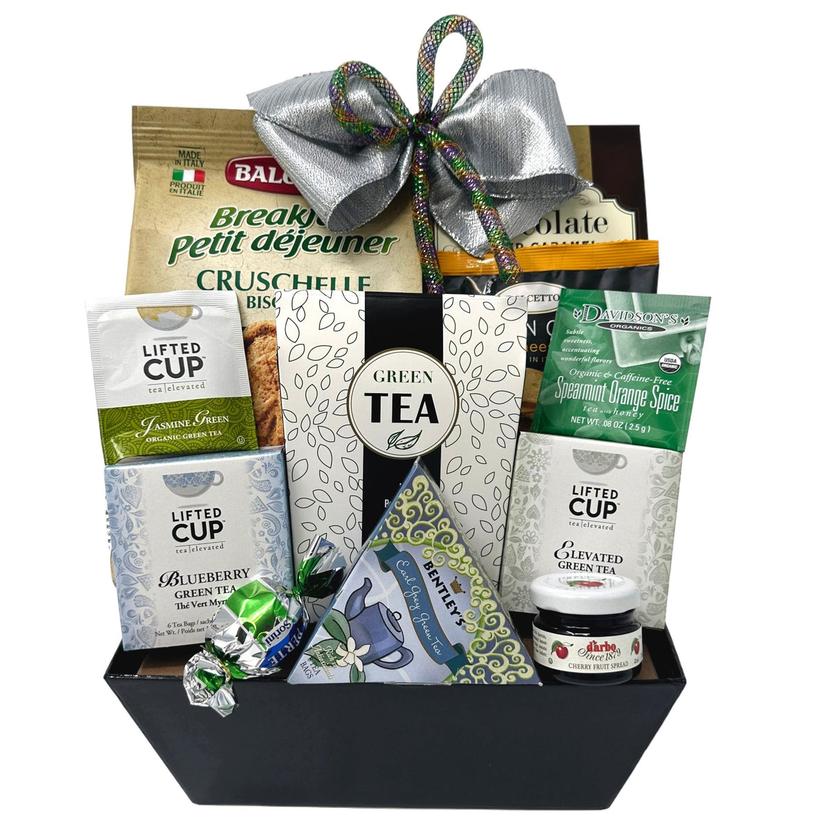 Worldly Euphoria Tea & Treats Collection: The Pinnacle of Tea Indulgence - Glitter Baskets - Tea Basket