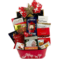 Xmas Treats Gift Basket – Gourmet Chocolates & Holiday Essentials