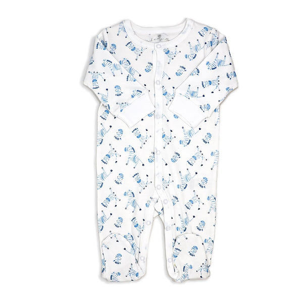 Zebra Dreams Baby Boy Gift Basket - Glitter Baskets - Baby Boy Gift Basket