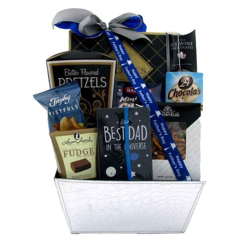 Best DAD in the Universe - Glitter Gift Baskets