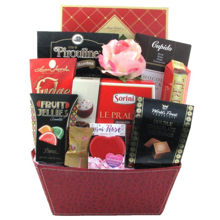 Chocolate Kisses for Mom - Glitter Gift Baskets