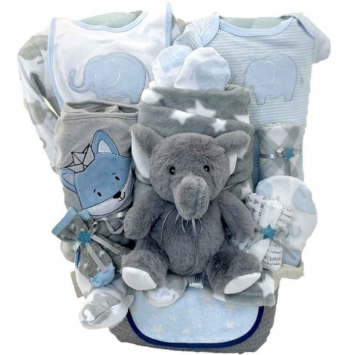 My First Baby Elephant Deluxe - Glitter Gift Baskets