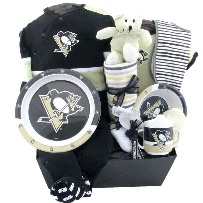 Pittsburgh Penguins Deluxe - Glitter Gift Baskets