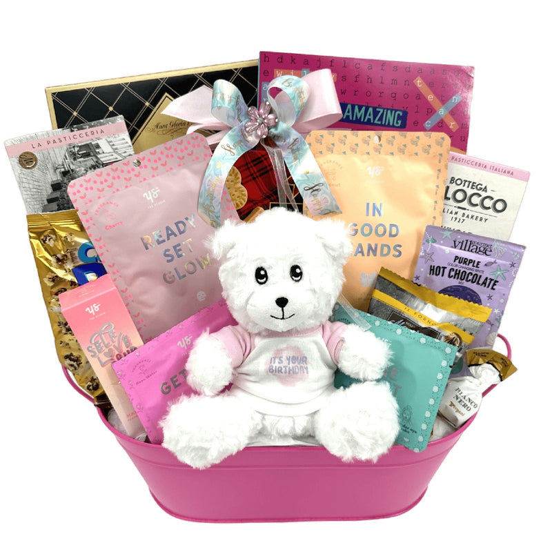 Sweet Spa Escape Birthday - Glitter Gift Baskets