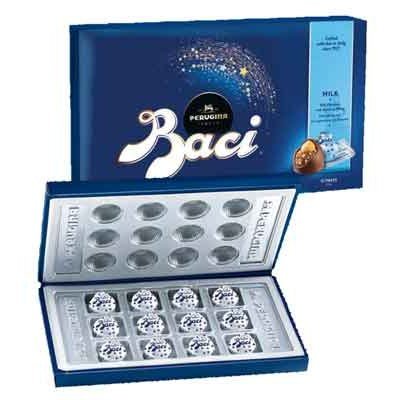 Baci Hazelnut Chocolate Gift Box - Glitter Baskets - 