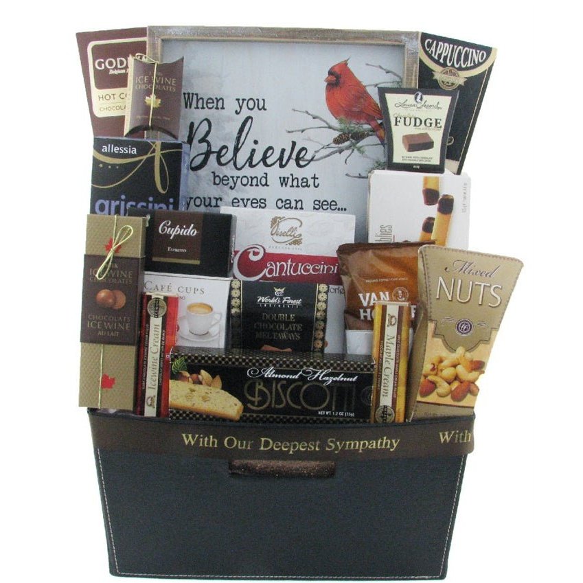 Bereavement Gift Basket - Glitter Baskets - Sympathy Gift Baskets