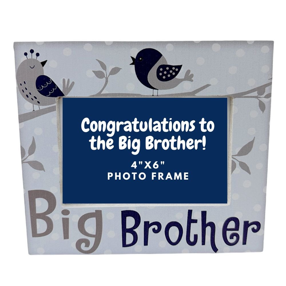 Big Brother Photo Frame - Glitter Gift Baskets