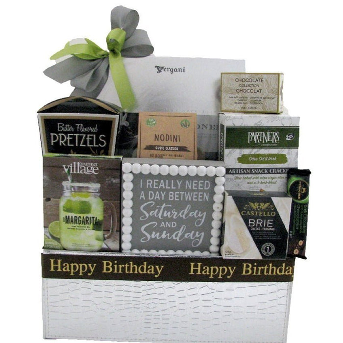 Birthday Surprise - Glitter Baskets - Birthday Gift Baskets