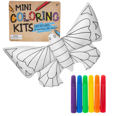 Butterfly Mini Colouring Kit - Glitter Baskets - 
