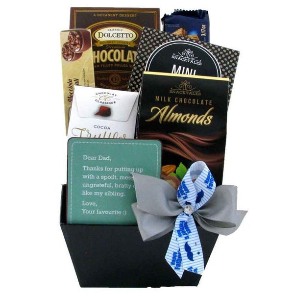 Fathers Day Surprise - Glitter Baskets - Fathers Day Gift Baskets