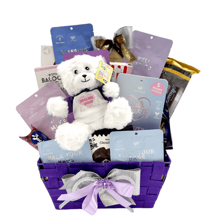 Feel the Heal Spa Get Well - Glitter Baskets - Get Well Soon Basket