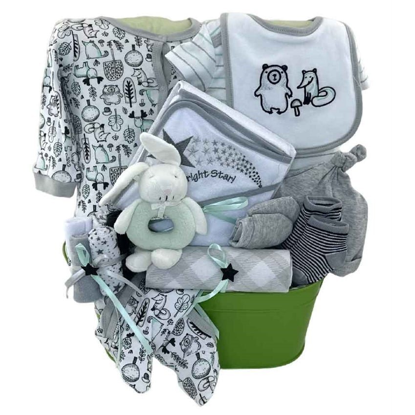 Full of Fun Gift Basket - Glitter Baskets - Gender Neutral Baby Gift Basket