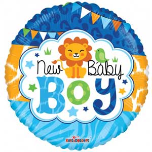 Jungle Boy Balloon - Glitter Gift Baskets