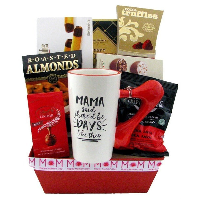 Mama said there'd be DAYS like this - Glitter Baskets - Gift Baskets