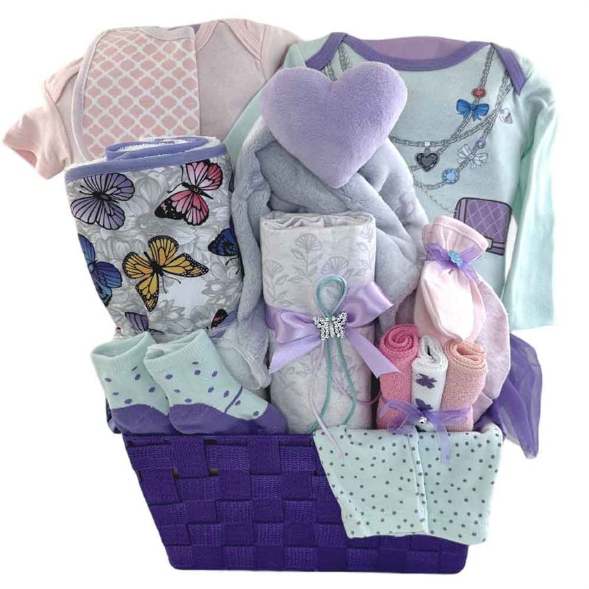 My Baby Princess - Glitter Baskets - Baby Girl Gift Basket