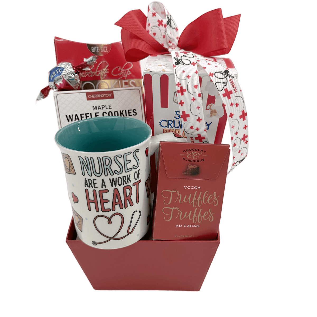 Nurses are a Work of Heart - Glitter Baskets - Food, Beverages & Tobacco > Food Items > Food Gift Baskets