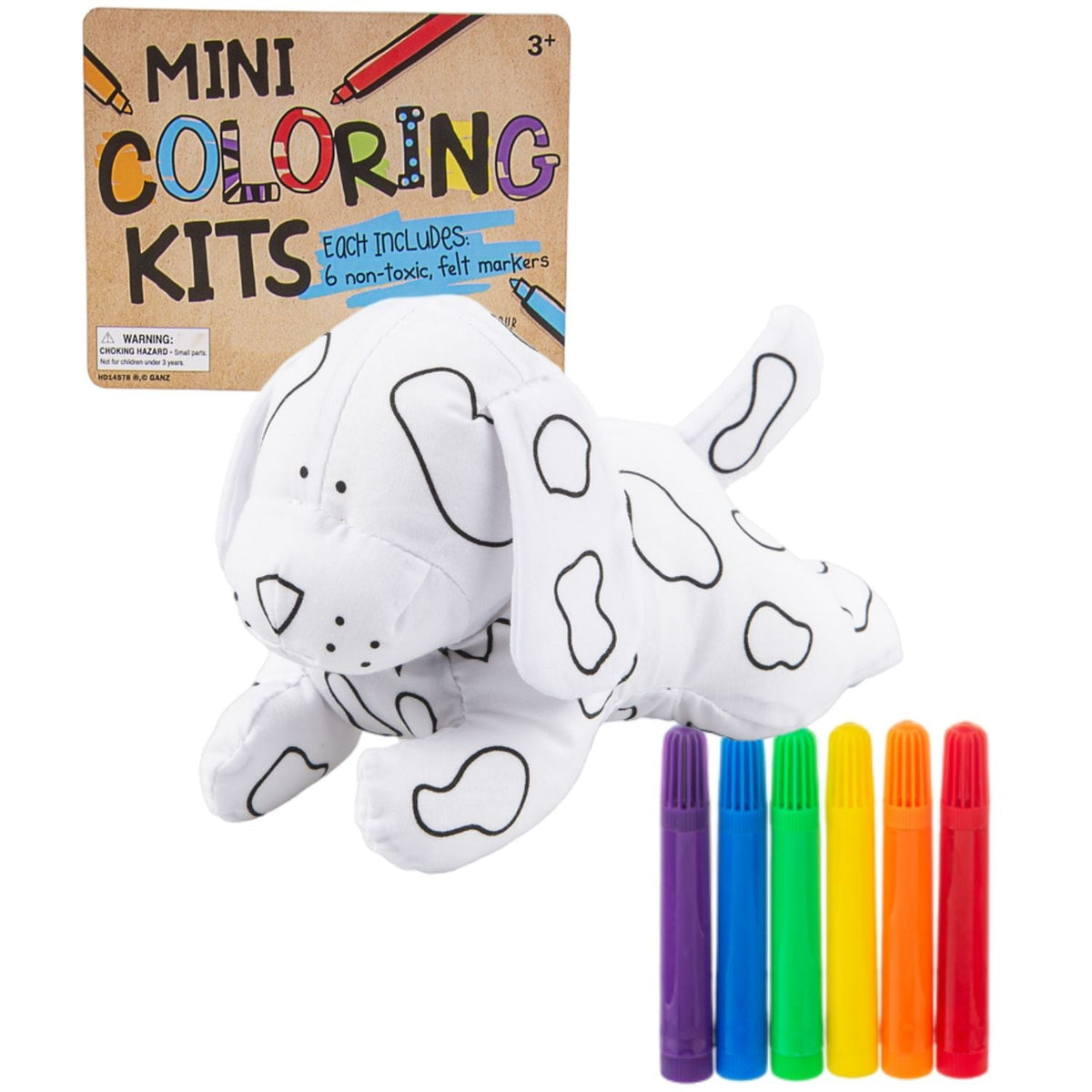 Puppy Mini Colouring Kit - Glitter Baskets - 