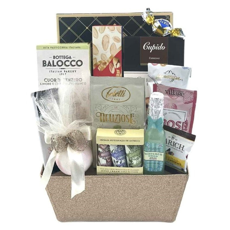 Spa Basket Luxuries - Glitter Baskets - Spa Gift Baskets