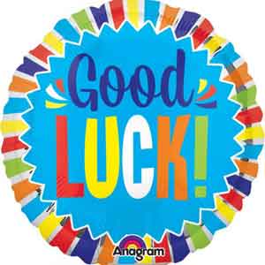 Vibrant Fortune Good Luck Balloons 9 inch - Glitter Baskets - Balloon